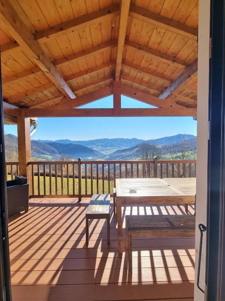Gite Xuritenborda 7 Personnes Avec Vue Exceptionnelle Sur Les Montagnes Basque Ossès Εξωτερικό φωτογραφία